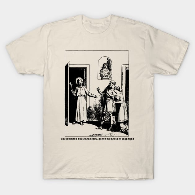 Saint Peter The Exorcist & Saint Marcellin, Martyrs T-Shirt by CHAMBER OF SAINTS